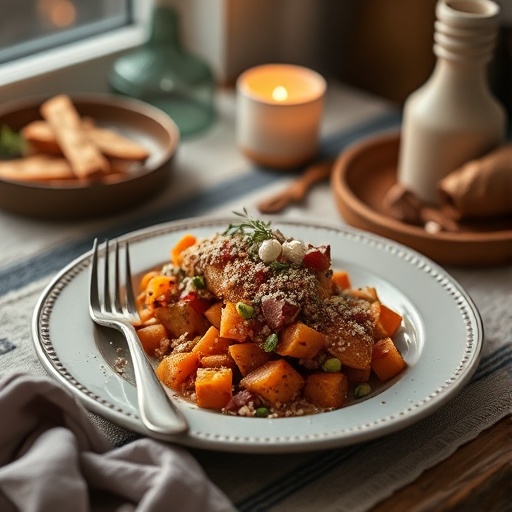 Best Sweet Potato Dinner Recipe for Cozy Nights 1 Sweet Potato Dinner — freshly made sweet potato dinner dish styled with herbs, perfect for cozy evenings. A warm and inviting recipe image ideal for Pinterest inspiration.