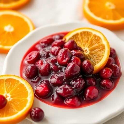 Bourbon Cranberry Sauce with Orange Zest
