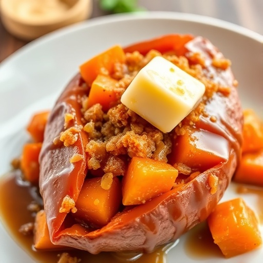 Classic Candied Sweet Potatoes for Thanksgiving 1 Candied Sweet Potatoes — glazed and caramelized sweet potatoes topped with melted butter and sugar, festive Thanksgiving side