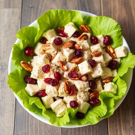 Cranberry Pecan Chicken Salad Bowl