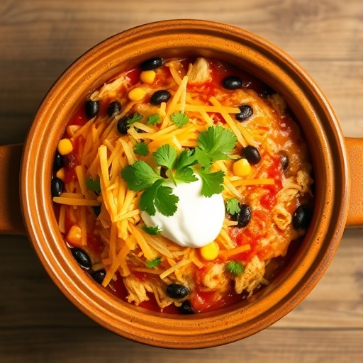 Easy Crock Pot Chicken Enchilada Casserole: A Flavorful Weeknight Dinner