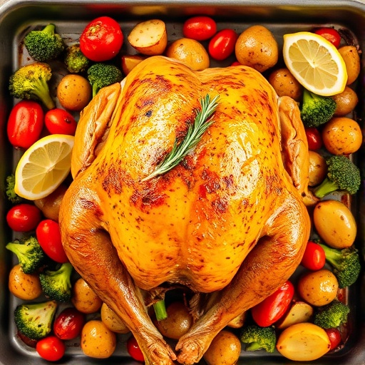 Easy One-Pan Lemon Herb Roasted Chicken and Veggies for a Quick Weeknight Dinner