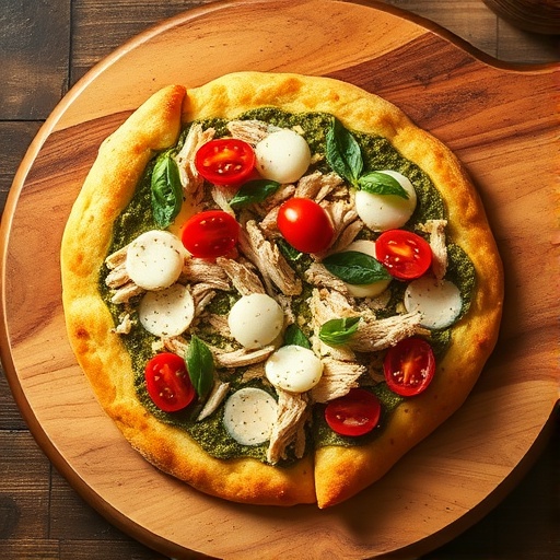 Easy Pesto Chicken Flatbread Recipe   Quick & Delicious Dinner for Busy Weeknights