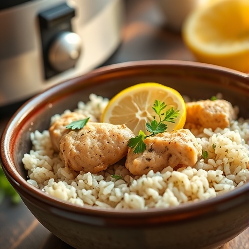 Effortless Slow Cooker Lemon Herb Chicken and Rice: A Healthy Weeknight Dinner