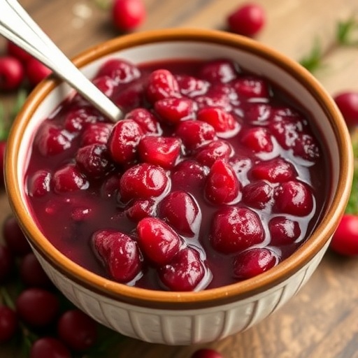 Home Made Cranberry Sauce with Fresh Ingredients