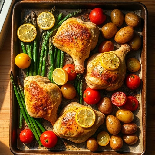 One Pan Lemon Herb Roasted Chicken & Veggies: Your New Go-To Healthy Dinner