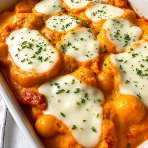 Pumpkin Casserole — Comforting Holiday Side Dish 1 Pumpkin casserole — creamy baked dish with cheese topping, holiday recipe