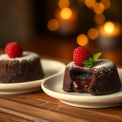 Romantic Chocolate Lava Cakes for Two: Easy Valentine’s Day Dessert Idea