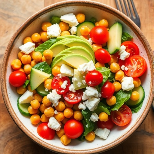 Chickpea Feta Avocado Salad: Fresh & Easy Recipe