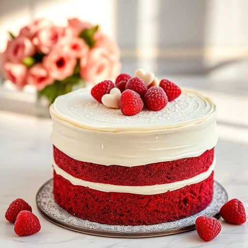 Elegant Red Velvet Valentine’s Cake: Easy & Stunning Design for Your Sweetheart
