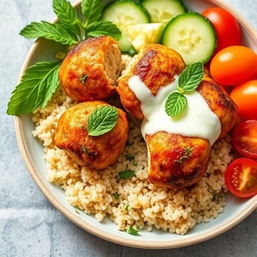 Healthy Mediterranean Chicken Meatballs Recipe