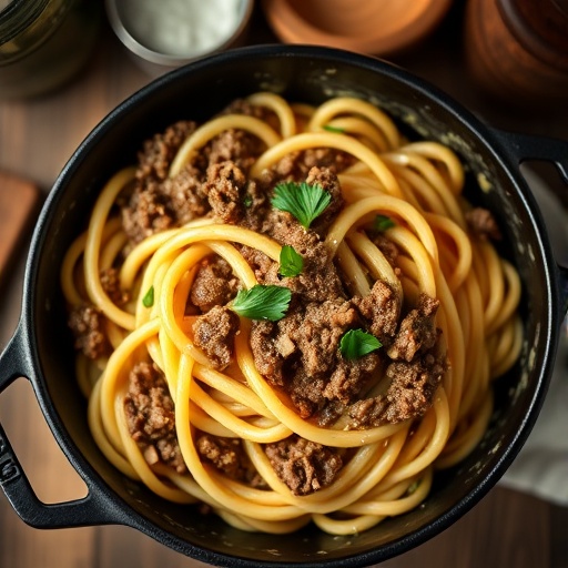 Creamy Ground Beef Pasta: Easy &amp; Delicious Dinner