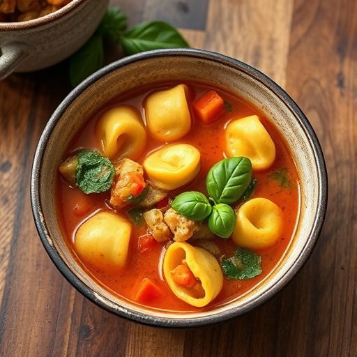 Hearty Veggie Tortellini Soup Recipe